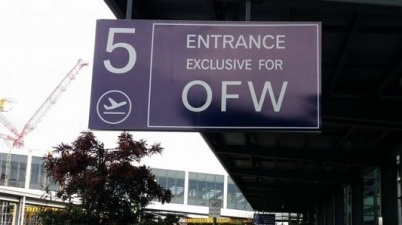 NAIA terminal 3 exclusive lane for OFW (Overseas Filipino Worker)