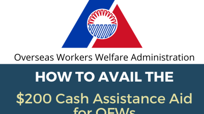 OWWA to give cash assistance for OFWs
